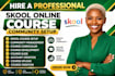 setup skool community, online course, membership site