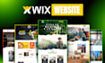 redesign and edit wix studio website, wix website redesign, wix studio website