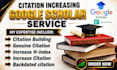 increase google scholar citation