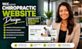 design wix chiropractor website for chiropractic clinic