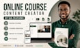 create online course curriculum online course content creation online course