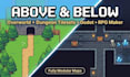 create 16 bit top down pixel art tileset modular rpg maker godot game map assets