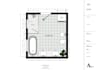 design a realistic bathroom 3d interior and 2d floor plan