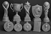 create 3d printable medals trophies and sculptures