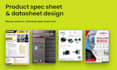 create a professional b2b product spec or technical data sheet