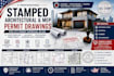 complete architectural, civil, structural and mep permit drawings