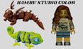 convert stl to multicolor 3mf for characters, articulated models and bambu ams