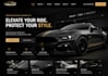 design squarespace car wrap website window tint ppf detailing with quote form