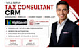 setup tax consultant crm gohighlevel workflow document request renewal alert