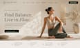 design squarespace yoga studio website yoga instructor website wellness website