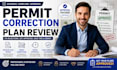 review structural plans, provide building permit corrections