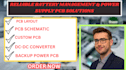 design battery pack lead acid battery lithium battery design power supply pcb