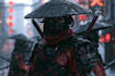 cyberpunk samurai street warrior art desing