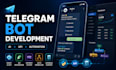 do custom telegram crypto discord python ai chat bot integration automation api