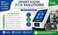 do smart kiosk pcb design, esp32, touchscreen, nfc payment and iot controller