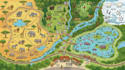 create zoo, wildlife park, illustrated guide, vector and wayfinding maps