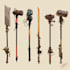 design your awesome weapon concept art