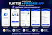 develop a flutter mobile app with firebase integration