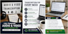 transcribe audio and video into clean accurate text