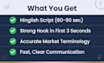 write hindi hinglish stock market youtube shorts scripts