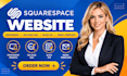 design responsive squarespace website with onpage seo, email template, blog fix