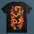 custom typography t shirt design