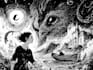 draw black and white illustrations