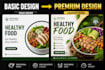 design instragram facebook social media post banners and ads