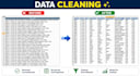 clean, formate, merge, split excel data