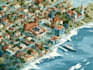 draw a map illustration