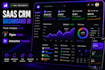 design a modern saas dashboard UI UX in figma