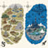 make illustrate medieval fantasy and sci fi maps