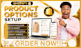 shopify store design, shopify dropshipping store and dropshipping website