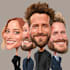 draw a professional digital caricature illustration