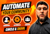 setup circle workflows, skool member onboarding, circle so, skool membership