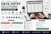do accurate data entry, web research and copy paste tasks