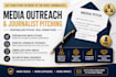 write personalized media pitches for journalists and publications