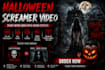 create halloween intro horror video screamer