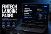 design a premium fintech payment website landing page