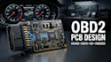 design obd2 pcb, can bus ecu interface and automotive electronics
