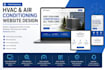 design a professional hvac and air conditioning website