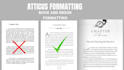 do atticus book formatting kindle paperback formatting interior layout design
