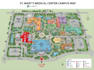 hospital map, medical center map, facility map, property map and wayfinding map