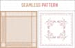 design custom seamless pattern for scarf and textile
