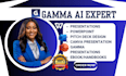 gamma ai presentation powerpoint presentation canva design gamma ai pitch deck