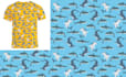 creacreate unique monogram and seamless pattern designs