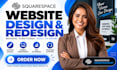 build squarespace website design redesign squarespace website development
