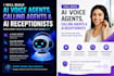 build ai voice agents, calling agents and ai receptionists