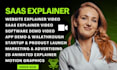 saas website app explainer video saas product demo video software 2d animation