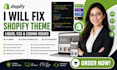fix shopify theme bugs liquid CSS and layout issues
